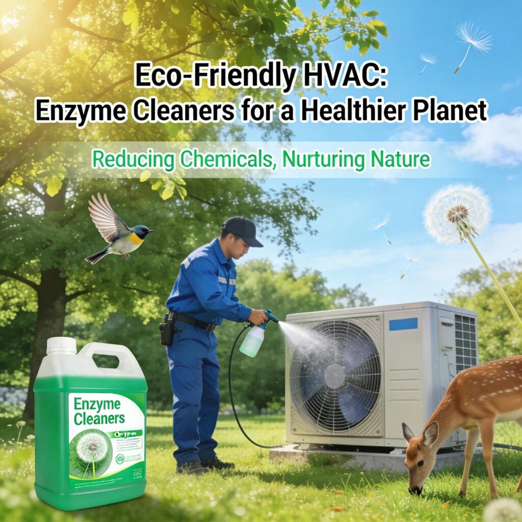Lush environment symbolizing the eco-friendly benefits of enzyme cleaners